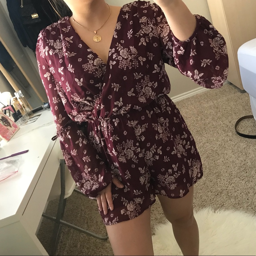 Long sleeve romper